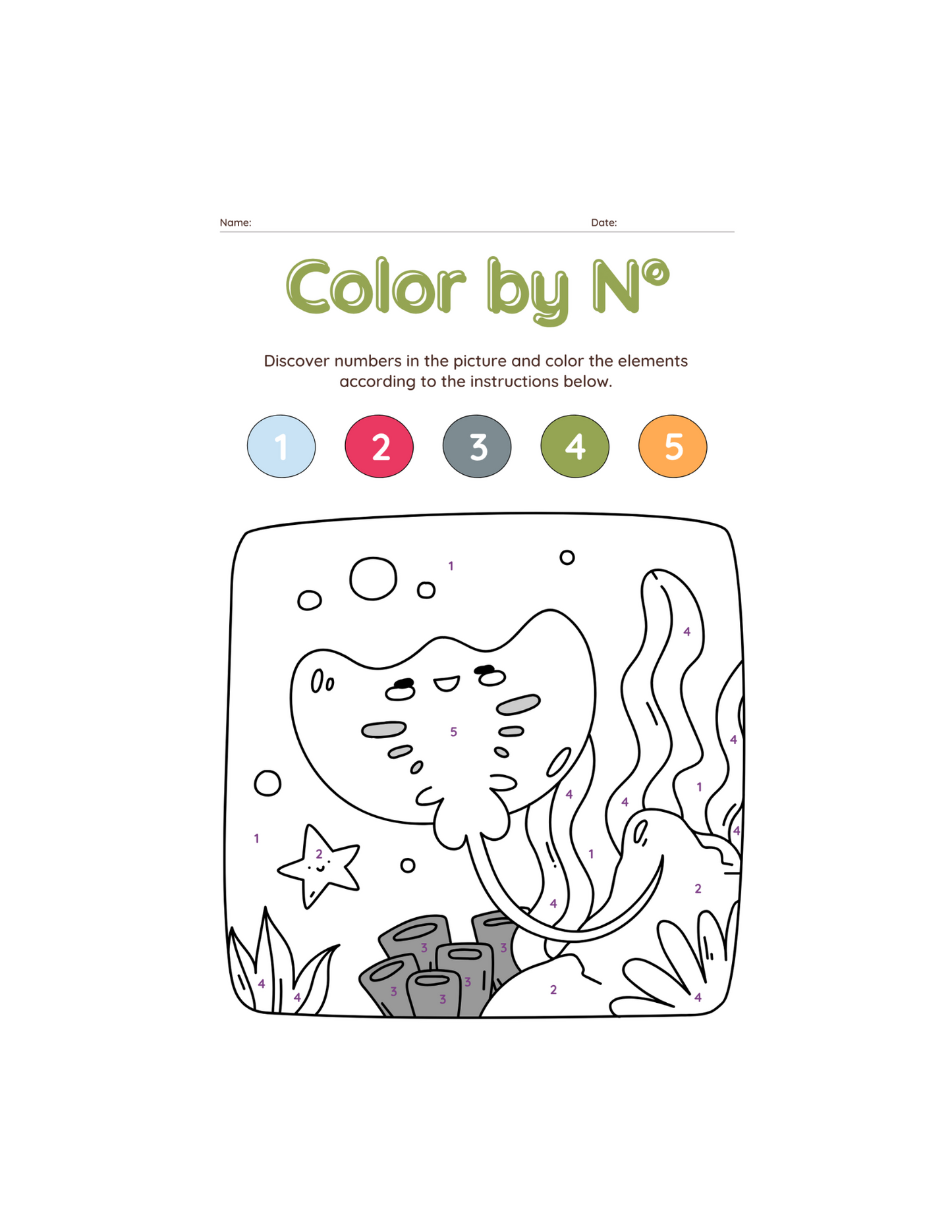 Paint with Numbers-ColoringDreamz