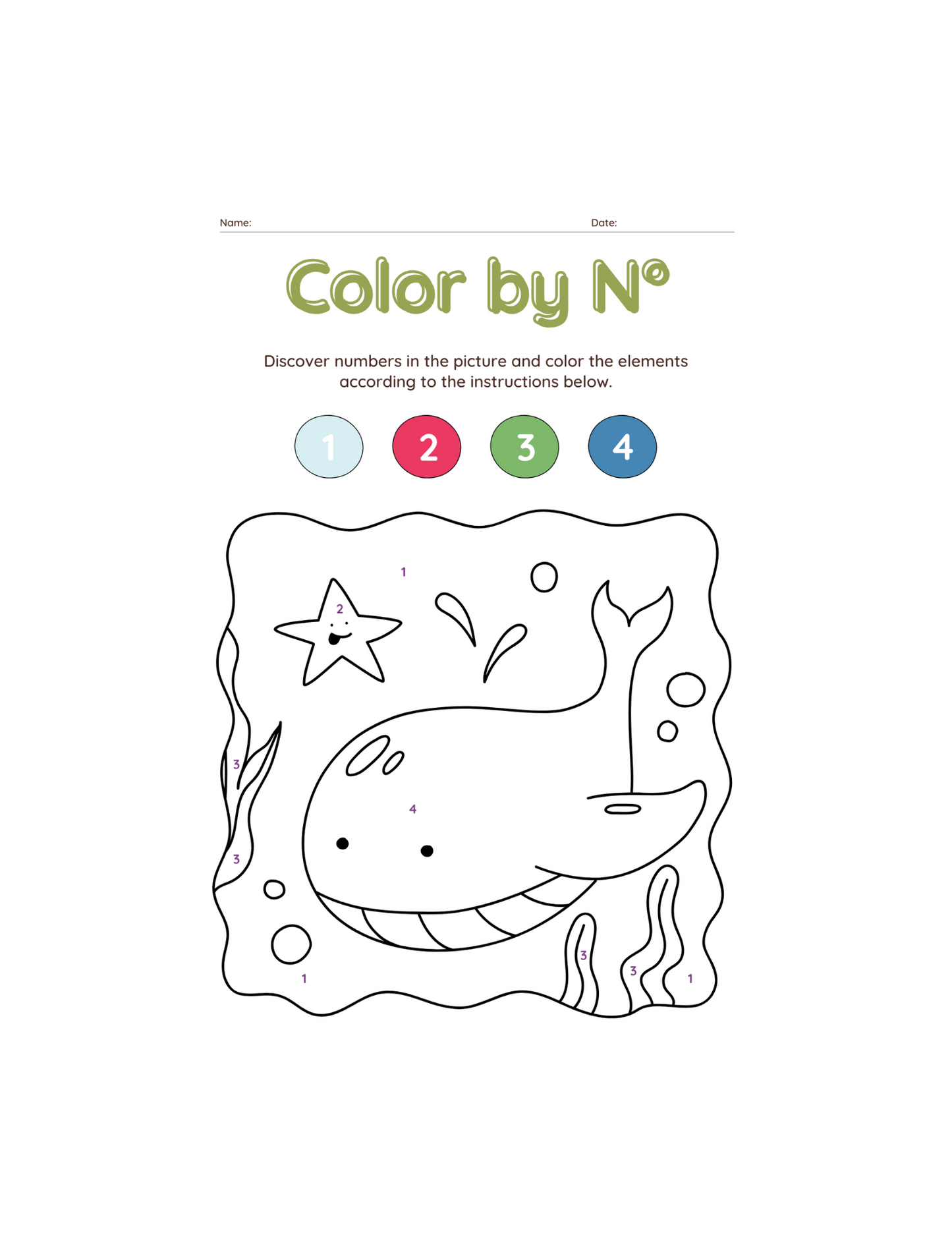 Paint with Numbers-ColoringDreamz