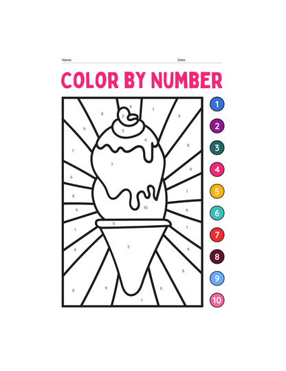 Paint with Numbers-ColoringDreamz