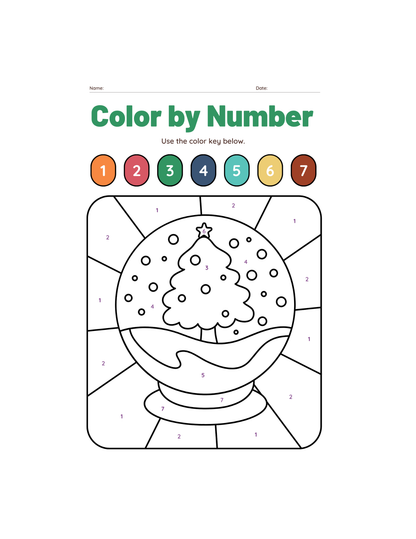 Paint with Numbers-ColoringDreamz