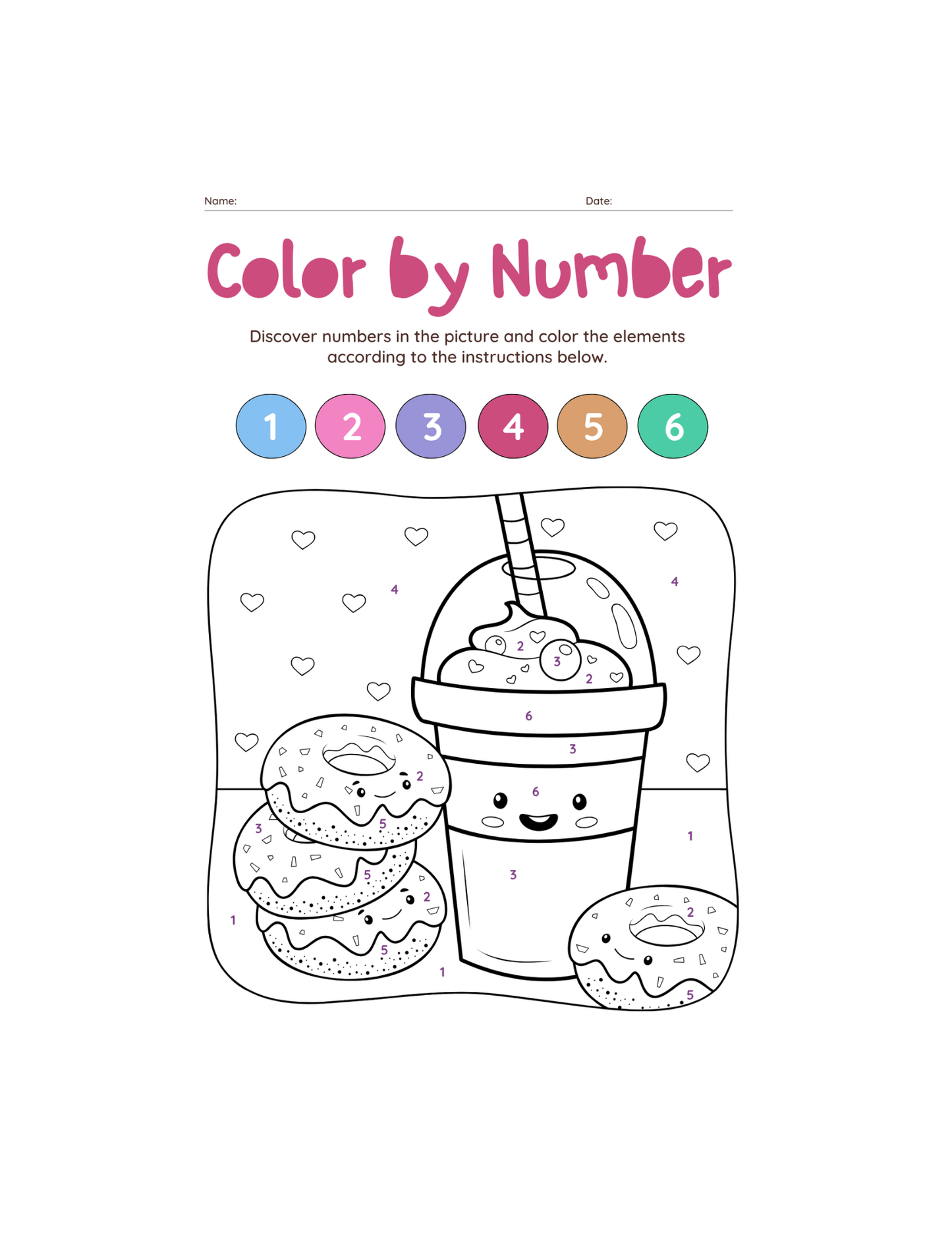 Paint with Numbers-ColoringDreamz